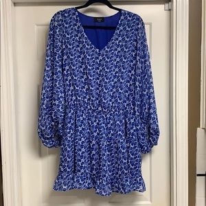 Flirty long sleeve minidress